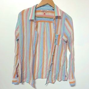 Womens Scotch & Soda Pastel Striped Shirt